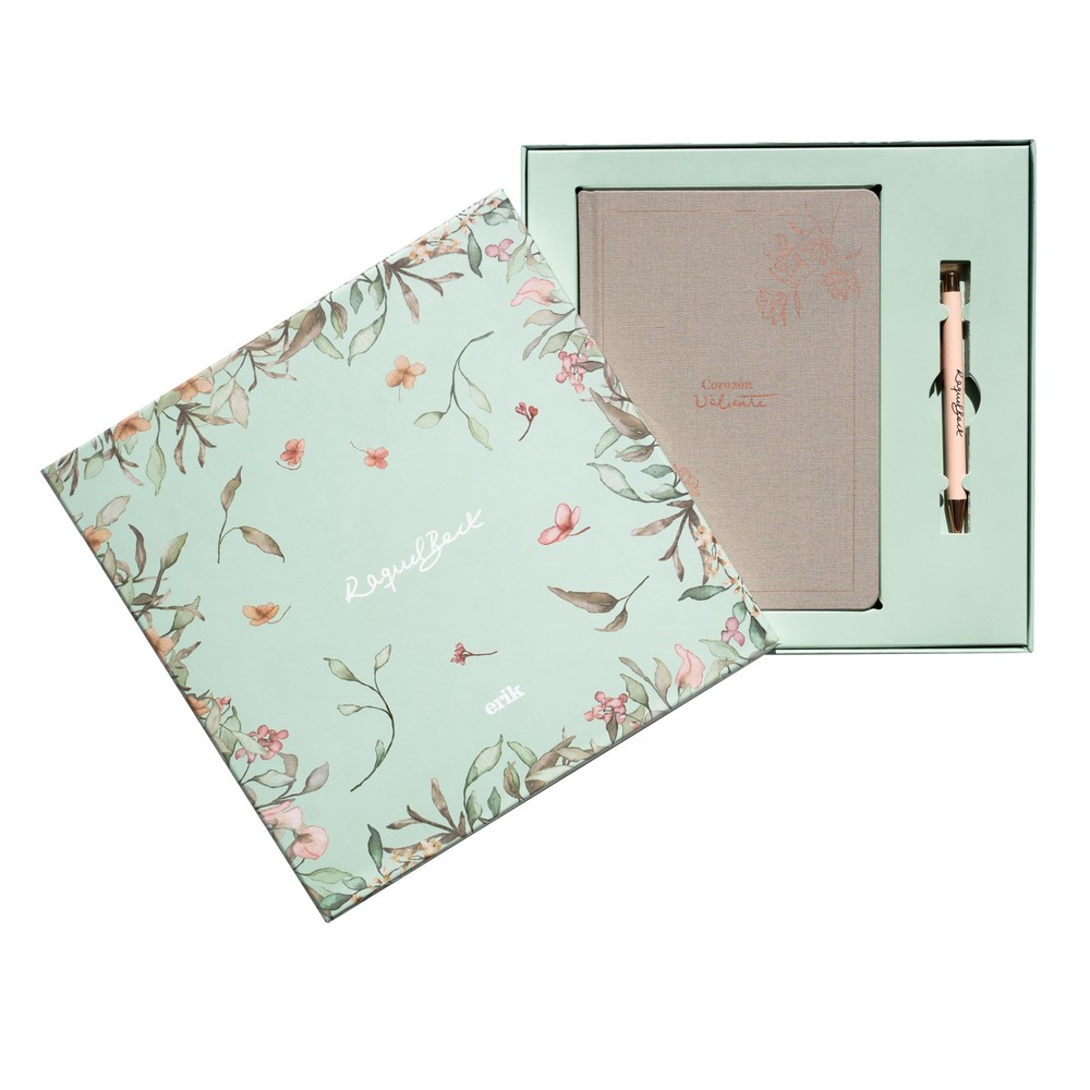 Grupo Erik - Raquel Beck Set Premium A5 With Pen Notizbuch - Mehrfarben
